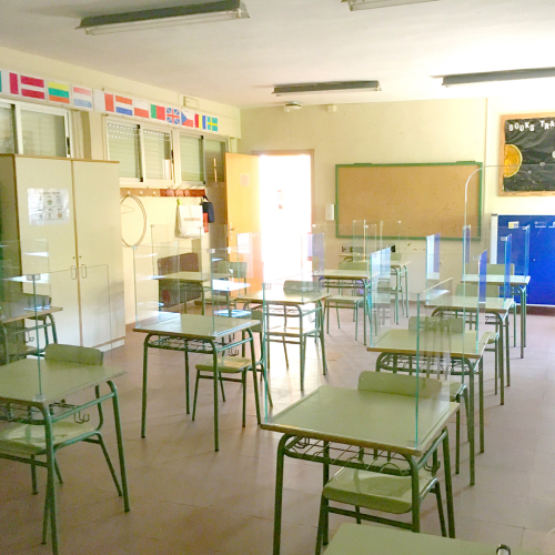 Mamparas de Vidrio para Escuelas
